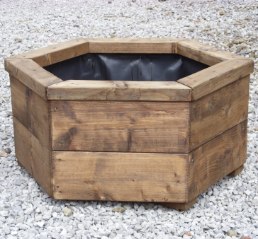 Large Hexagonal Planter